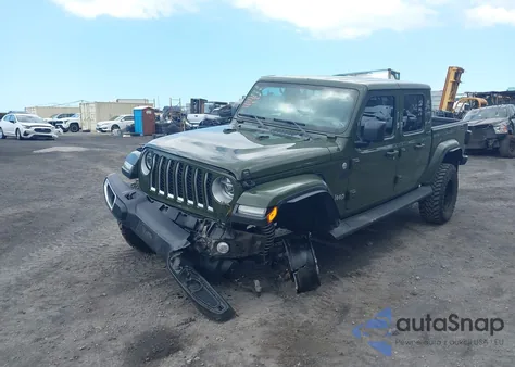 2022 Jeep Gladiator Overland 4X4 z USA, uszkodzony, nr VIN 1C6HJTFG5NL155467